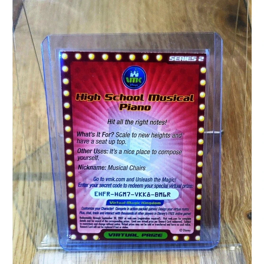 Rare Virtual Magic Kingdom VMK High School Musical Piano